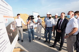 Врио Главы Мордовии посетил площадку строящегося завода «МАГМА Цемент»